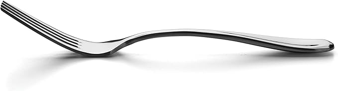 Oneida Silverware Set For 8, Voss 45-Piece Everyday Flatware Set with Serving Utensils, Service For 8, 18/0 Stainless Steel, Mirror Finish, Dishwasher Safe, Knives Spoons and Forks (Silver, 45 Pieces)