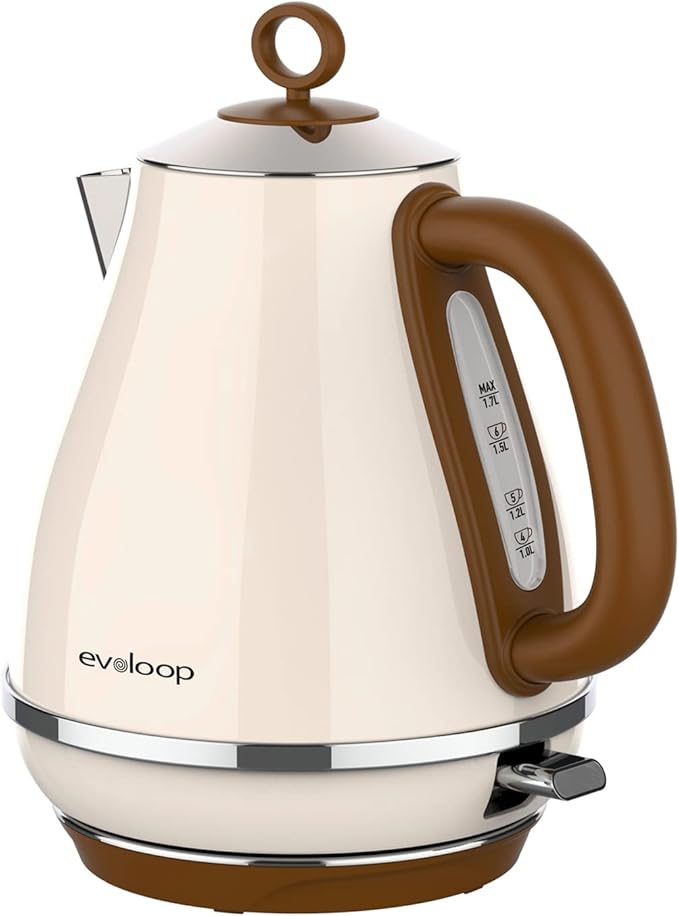 1.7L Electric Kettles, BPA Free Tea Kettle, Hot Water Boiler Heater, Stainless Steel Teapot, Auto Shut-Off & Boil-Dry Protection, 120V/1500W