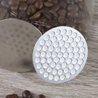 2pcs 53.3mm Espresso Puck Screen - Food-grade 316 Stainless Steel Espresso Filter - 0.8mm Thickness - Reusable Espresso Screen Filter Mesh for Espresso Portafilter