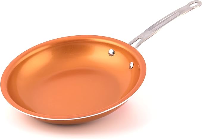 MasterPan Copper tone 10-inch Ceramic Non-stick Fry pan