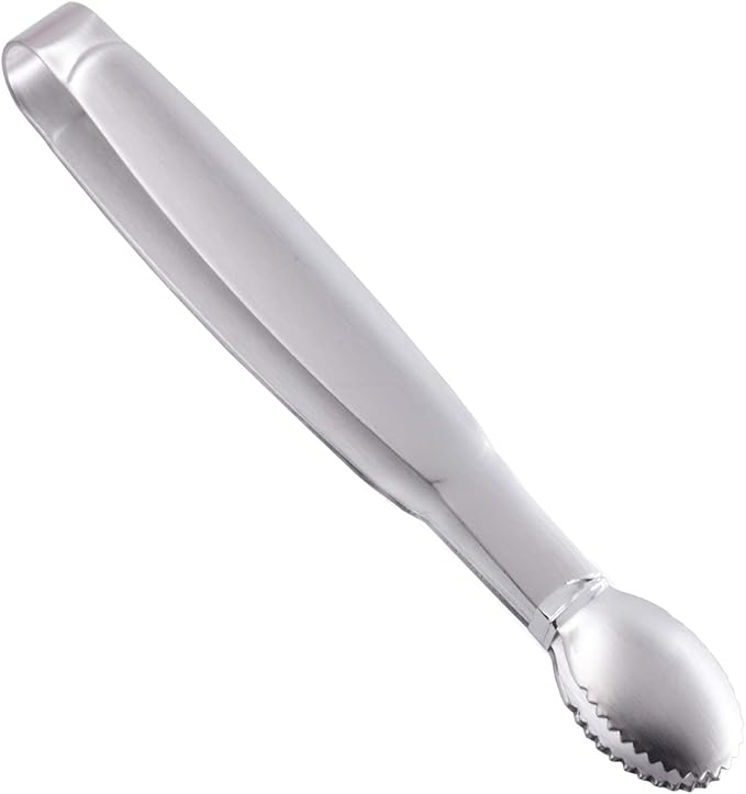 5" Mini Serving Tongs Set, Tiny Stainless Steel Small Tongs for Appetizers, Tea Party, Coffee Bar, Desserts, Set of 4