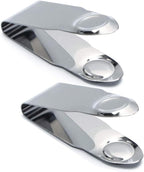 Stainless Steel Strawberry Huller Fruit Stem Remover Home Kitchen Tools for Cherry Tomato, Silver, 2.8 * 1, 2PCS