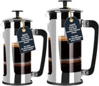 ESPRO P5 French Press Coffee Maker – Patented Double Micro-Filter for Grit Free Brew, Heat-Resistant Thicker Borosilicate Glass Coffee Press – 18 oz