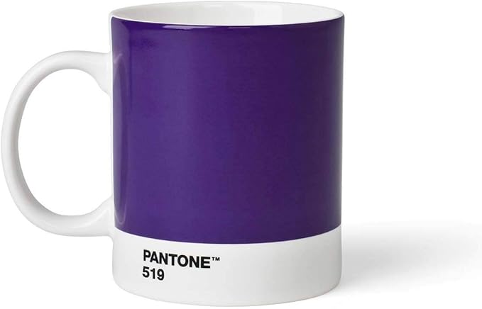 Pantone Porcelain Mugs 375 ml, Porcelain, Violet 519, 8.4 x 8.4 x 12.1 cm, 101030268