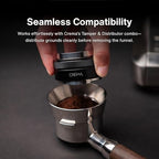 Crema Coffee Products 58mm Dosing Funnel|Compatible with 58mm Breville Portafilter,DualBoiler and OracleEspressoMachines|PreventsSpillage&Waste|DurableStainlessSteel|EasyFit for Clean,ConsistentDosing