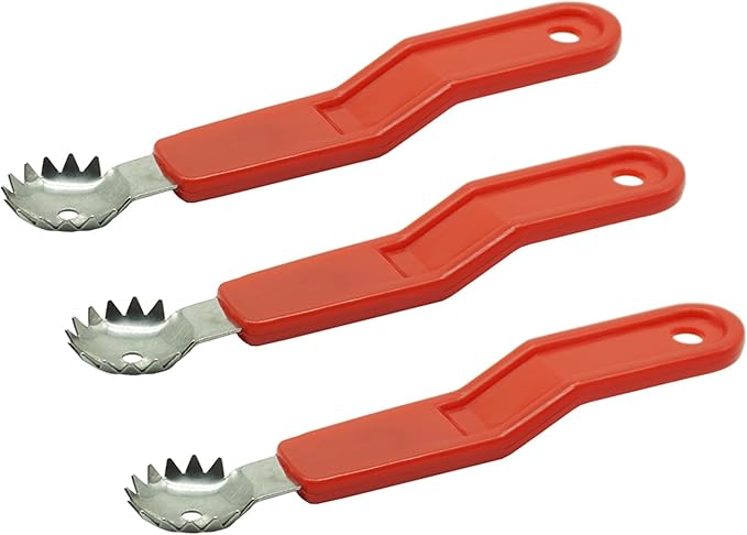 Strawberry Tomato Corer Huller Stem Remover, Kitchen Food Prep Tool, 3 Pack