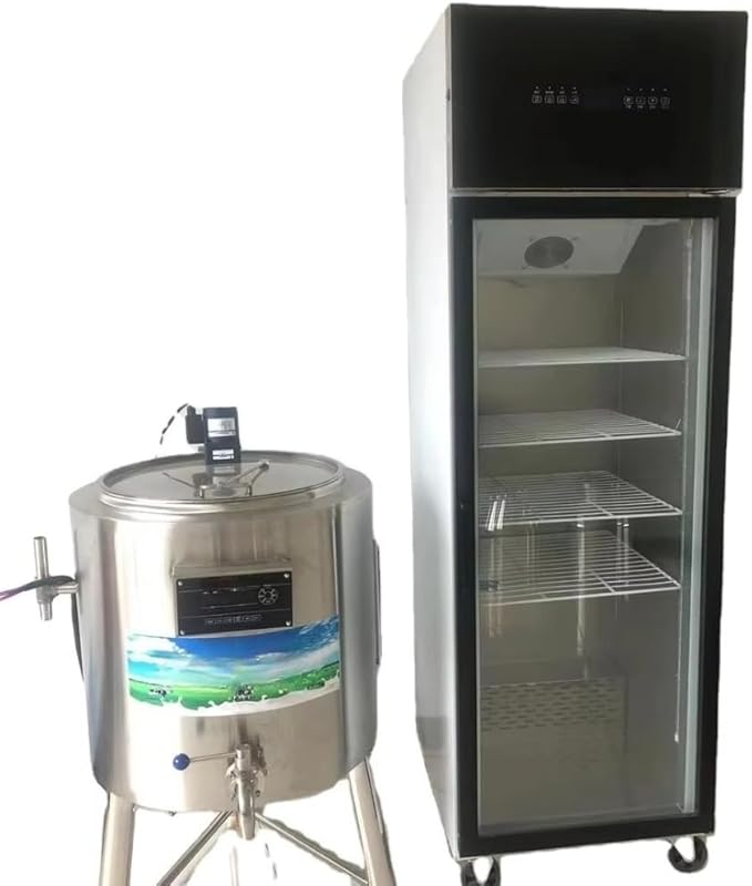 Yogurt milk processing machine， commercial pasteurization, fermentation, and storage equipment, equipped with imported compressor and automatic CIP cleaning function，for dairy farms and food factories