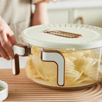 Fruit Washing Bowl with Strainer,Colander for Kitchen,Multi-Functional Vegetable and Food Drainer with Lid And Handle,Portable Fruit Containers for Fridge,BPA Free,2 Set