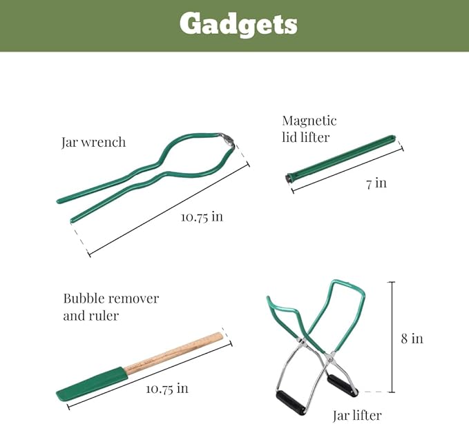 Granite Ware 8 Piece Enamelware Water bath canning Pot with Canning kit and Rack. Canning Supplies Starter Kit