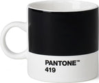 Copenhagen Design PANTONE Ceramic Espresso Cup wih handle - Demitasse - 4oz cup, Black