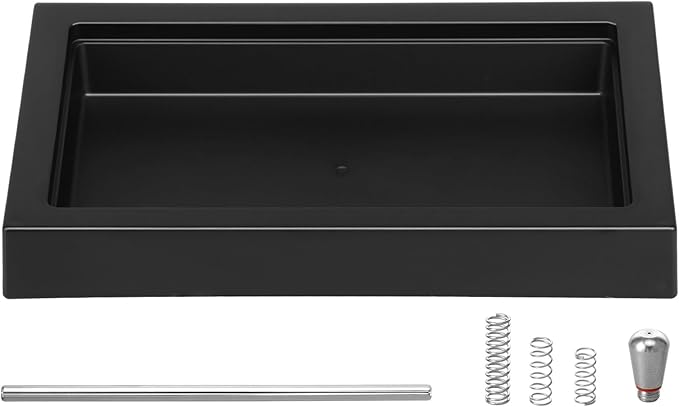 Low Profile Thin Drip Tray and One Single Hole Steam Tip 6 Bar 9 Bar 12 Bar OPV Spring Modification Kit with Long Stainless Steel Tube, Compatible with Pro Gaggia Classic Espresso Coffee Machine