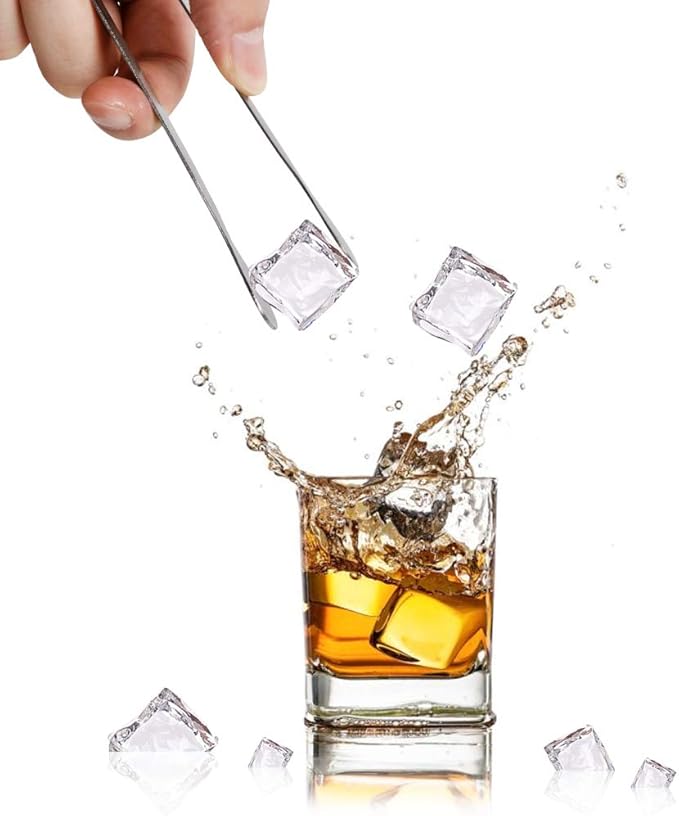 JCREN 12 Pack Serving Tongs, Small Serving Utensils for Catering, Food-Grade 304 Stainless Steel Serving Tongs Appetizer Tongs for Tea Party Coffee Bar Taco Bar, 4" Mini Kitchen Tongs - Silver