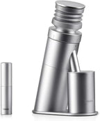 Coffee Grinder, Viesimple Gen 4, Single Dose Burr Coffee Grinders with Magnetic Dosing Cup, Electric Coffee Bean Grinder with Anti-Static Design, Espresso Grinder Compact & Quiet for Home Use Silver