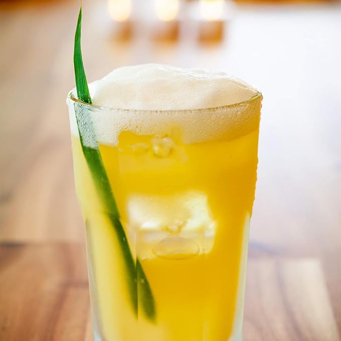 Restaurantware-Otto 10 Ounce Highball Glasses, Set Of 6 Paneled Tall Drinking Glasses - Fine-Blown, Tempered, Dishwashable, Clear Glass Highball Tumblers, Won't Chip, For Water, Juices, Or Cocktails