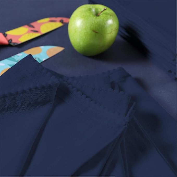 Kitchen Towels Dish Towels for Kitchen Tea Towels for Kitchen Bar Towels for Cloth Towels dishcloths - Solid 18"x28" Pack of 6 (Dark Navy, Pack of 6)