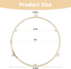 Microwave Turntable Roller Support Ring Compatible with Samsung GE Frigidaire Microwave Ovens Replace#: WB06X10625 WB06X10818 5304509438