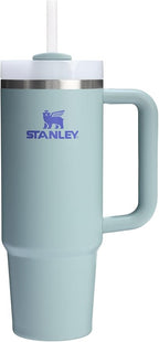 STANLEY Quencher H2.0 Tumbler with Handle and Straw 30 oz | Flowstate 3-Position Lid | Cup Holder Compatible for Travel | Insulated Stainless Steel Cup | BPA-Free | Exclusive Blue Cactus