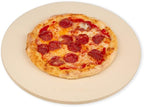 K ROCKSHEAT Pizza Stone Round 16 Inch for Grill and Oven, Large Cordierite Baking Stone for Bread, Safe Circular Cooking Stone for Grill 16", Easy to Clean