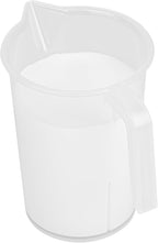 Restaurantware Measuring Cups, 8 Ounce Pack of 10 Conical Spout Baking Measuring Cups, Liquid Scaling Vessel with I-Beam Handle, Embossed Graduations, Clear, Break and Crack Resistant for Baking