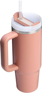 STANLEY Quencher H2.0 Tumbler with Handle and Straw 30 oz | Flowstate 3-Position Lid | Cup Holder Compatible for Travel | Insulated Stainless Steel Cup | BPA-Free | Exclusive Sienna