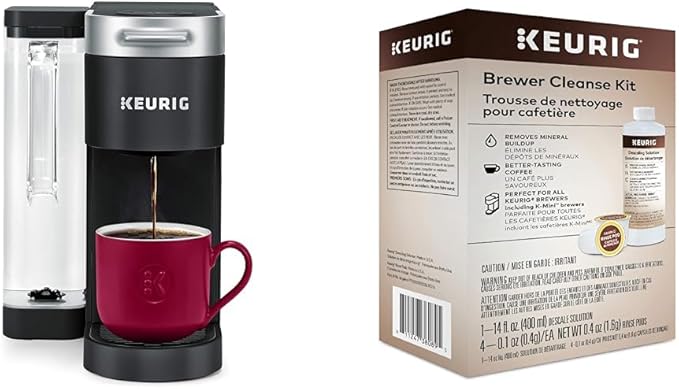 Keurig® K-Supreme Single Serve K-Cup Pod Coffee Maker & Brewer Cleanse Kit For Maintenance Includes Descaling Solution & Rinse Pods