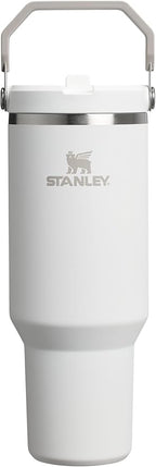 Stanley IceFlow 2.0 Flip Straw Tumbler with Handle 40 oz | Twist On Lid and Flip Up Straw | Leak Resistant Water Bottle | Insulated Stainless Steel | BPA-Free | Frost