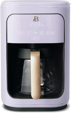 Beautiful Coffee Maker, 14-Cup, Touch Display, Programmable, 1200W, Stainless Steel, Keep Warm, 24h Timer dishwasher-safe (LAVENDER)