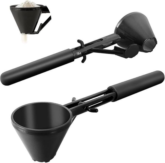 Measuring Scoop with Funnel for Filling Water Bottles with Protein Powder Milk Powder Filling Resuable K Cup Coffee Capsule with Coffee Grounds