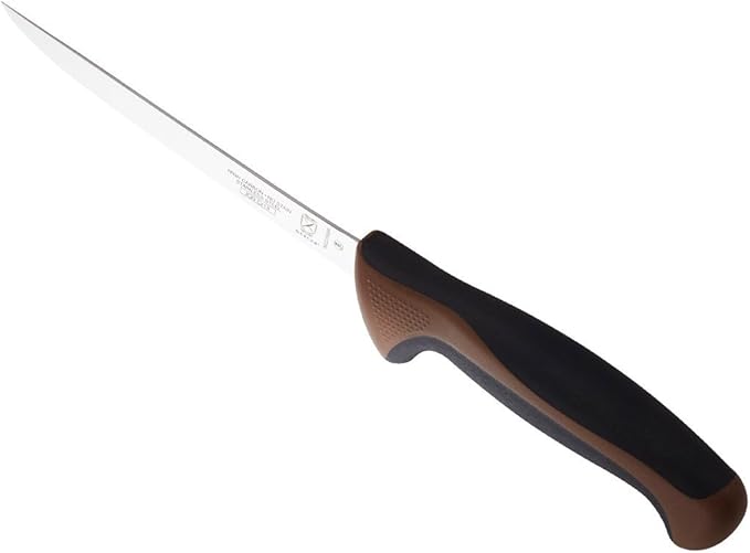 Mercer Culinary Millennia Color Handle Cutlery 6" Narrow Boning Knife Brown