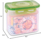 e-jen Premium Kimchi, Sauerkraut Container Probiotic Fermentation with Inner Vacuum Lid (Earthenware Green, 0.9 gal/ 3.4L)