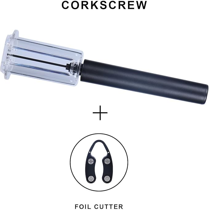 Wine Air Pressure Pump Bottle Opener Set,Simple Wine Pump Cork Remover Corkscrew,Efficient Corkscrew Bottle Opener,Easy Screw Out Tool, Perfect Wine Gift For Wine Lovers. (2)