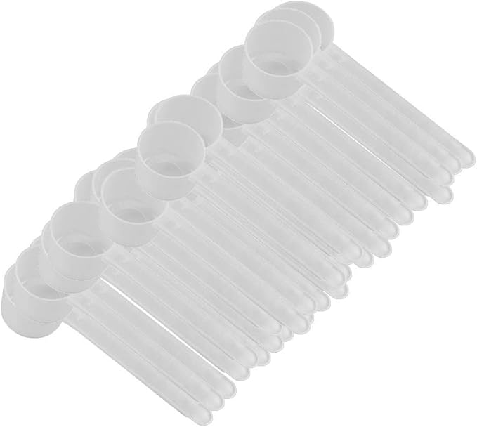 9 mL (9 CC) Long Handle Scoop for Measuring Coffee, Pet Food, Grains, Protein, Spices and Other Dry Goods (Pack of 100)