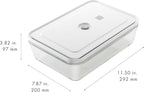 ZWILLING Fresh & Save Large Vacuum Sealer Container, Casserole Dish with Lid, Brownie Pan, Lasagna Pan, Pizza Pan, 11.5 x 7.9 x 3.2-inch