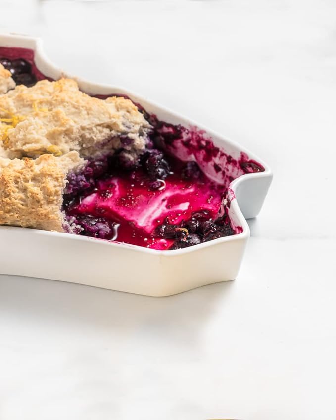 Maine Shaped Baking Dish, Serving Platter or Decorative Tray Charming Porcelain Bakeware Oven Microwave and Dishwasher Safe