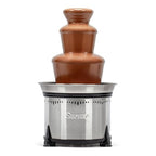 Sephra "Classic" Home Chocolate Fountain. 18", 4 Pin, Fixed Bowl Model. Up to 6lb Chocolate, great for up to 50 guests. Stainless Steel Heated Basin, not recommended for commercial use.