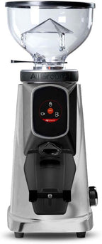 AllGround All Purpose Home Coffee Grinder - Residential Grinder - Made in Italy - By Fiorenzato (Bright Silver)