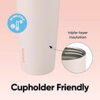 Owala FreeSip Sway - Stainless Steel - 30-oz. -Orng/Tn(Sparkling Sherbet)