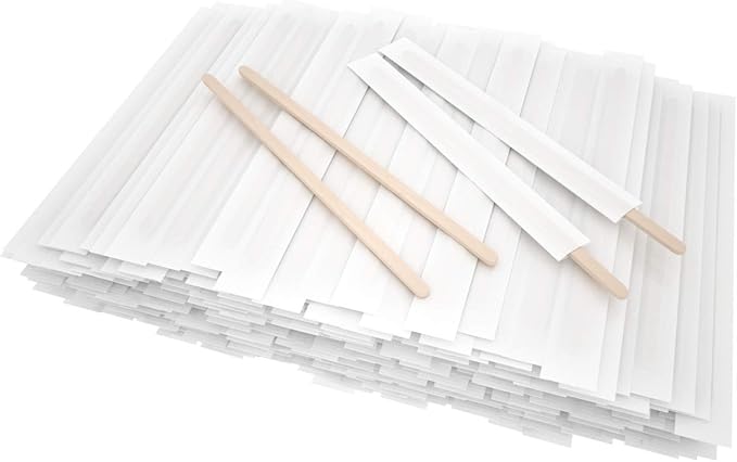 7.5 Inch 1000 Pcs Individually Wrapped Coffee Stirrers, Paper Wrapped Coffee Stir Sticks, Wrapped Stir Sticks, Tea and Hot Chocolate Gifts