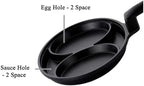 2 Space Non-Stick Coated Egg Pan