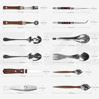 DUEBEL 13 Piece Professional Chef Culinary Plating Kit - Stainless Steel Culinary Plating Tool Set for Perfect Presentation