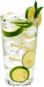 Restaurantware Sumi 19 Ounce Beverage Glasses Set of 12 Large Drinking Glasses - Lead-Free Dishwasher-Safe Glassware Glass Water Glasses Serve Water Juices Or Sodas For Restaurants or Homes