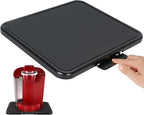 Kitchen Caddy Sliding Tray, Appliance Coffee Maker Slider Large Rolling Tray Under Cabinet Countertop Storage Moving Sliders for Stand Mixer Air Fryer Toaster Blender with Wheels -13.8'' W × 11.7''D