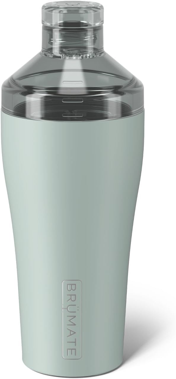 BrüMate Cocktail Shaker 22oz Insulated Stainless Steel Shaker - 100% Leakproof - No Condensation (Sage)