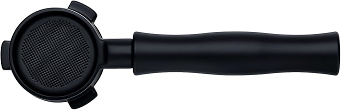 Normcore 54mm Bottomless Naked Portafilter Fits 54mm Breville Sage Machines, Titanium PVD Coating Portafilter Group Head with Black Anodized Aluminum Handle