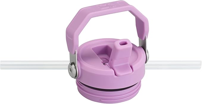 Stanley IceFlow Flip Straw 2.0 Water Bottle 24 OZ | Built-In Straw with Larger Opening | Lightweight & Leak-Resistant | Insulated Stainless Steel | BPA-Free | Lilac