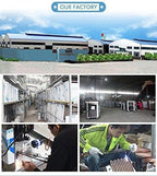 Kolice Commercial ETL NSF certificated 21"x21" Single Square Pan Fried Ice Cream Machine, Frozen Yogurt Roll Ice Cream Machine, Fry Ice Cream Roll Machine-auto defrost, smart AI temp. control