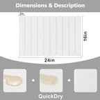 Stone Dish Drying Mats for Kitchen Counter,24×16 IN,Foldable Dish Drying Mat,Equipped Dish Rack，Strong Water Absorption，Diatomaceous Earth Material，Suitable for Plates,Cups and Any Kitchen Utensils