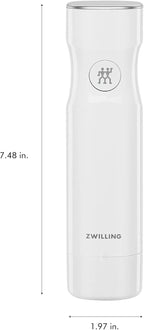 ZWILLING Fresh & Save Vacuum Sealer Machine Starter Set with Airtight Food Storage Container Glass, Sous Vide Bags, Meal Prep