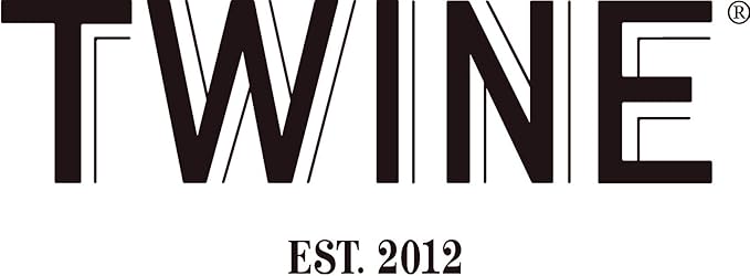 Twine Handheld Vintage Coffee Grinder, Manual Adjustable Design with Wood Handle and White Ceramic Jar, Set of 1