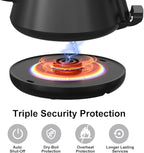 Gooseneck Electric Kettle 0.8L - Matte Black Tea Kettle with Auto Shut Off, Boil-Dry Protection & BPA-Free, Precision Electric Water Kettle for Pour Over Coffee